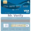 Fillable Samoa ANZ Bank visa debit card Templates | Layer-Based PSD
