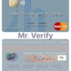 Fillable Samoa Bank of Hawaii mastercard Templates | Layer-Based PSD