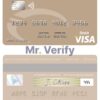 Fillable San Marino Banca Partner visa debit card Templates | Layer-Based PSD