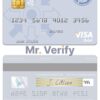 Fillable Suriname Centrale Bank van Suriname visa debit card Templates | Layer-Based PSD