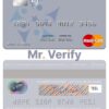 Fillable Timor-Leste Banco Nacional de Comércio de Timor-Leste mastercard Templates | Layer-Based PSD