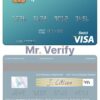 Fillable Turkmenistan Rysgal JSCB visa debit card Templates | Layer-Based PSD