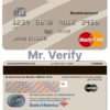 Fillable USA Bank of America bank MasterCard Templates | Layer-Based PSD