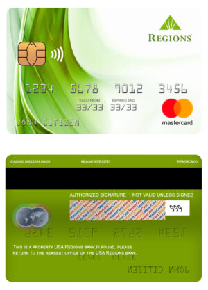 USA Editable Templates 13 Fillable USA Regions bank mastercard card Templates