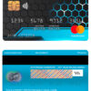 Fillable USA Sutton bank mastercard Templates | Layer-Based PSD