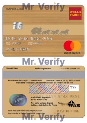 USA Editable Templates 8 Fillable USA Wells Fargo bank mastercard Templates | Layer-Based PSD
