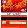 Fillable USA Wells Fargo bank visa classic card Templates | Layer-Based PSD