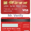 Fillable USA Wells Fargo bank visa debit card Templates | Layer-Based PSD