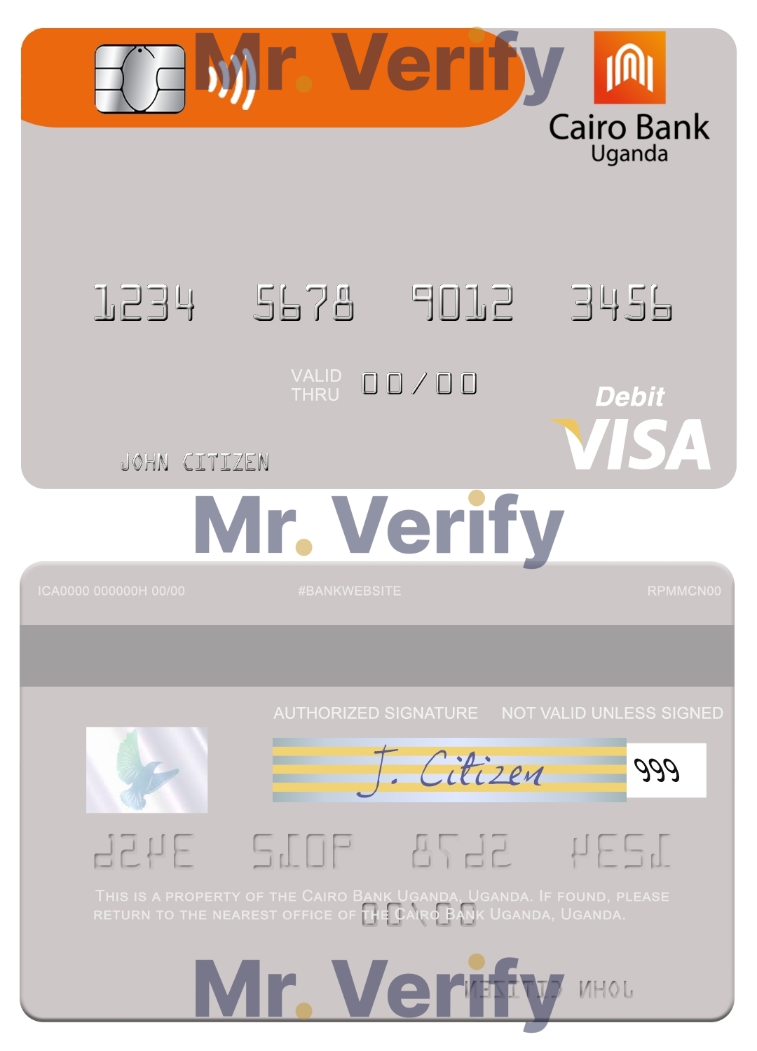 Fillable Uganda Cairo Bank Uganda visa debit card Templates | Layer-Based PSD