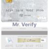 Fillable Venezuela Banco Mercantil visa debit card Templates | Layer-Based PSD