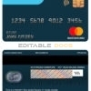 Editable Finland Evli bank mastercard Templates in PSD Format