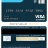 Fillable Finland Evli bank visa electron card Templates | Layer-Based PSD