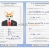 Finland dog Fake PSD Passport | Instant Download
