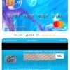 Fillable France Groupe BPCE bank mastercard Templates | Layer-Based PSD
