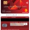 Fillable France HSBC bank mastercard Templates | Layer-Based PSD