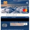 Fillable France La Banque Postale bank mastercard Templates | Layer-Based PSD
