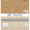 Editable Gambia Access Bank visa debit card Templates in PSD Format