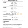 Authentic Gambia Birth Certificate Template | Customize and Download Online