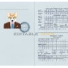 Georgia dog Fake PSD Passport | Instant Download
