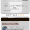 Editable Germany Sparkasse Bank mastercard Templates in PSD Format