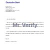 Download Germany Deutsche Bank Reference Letter Templates | Editable Word