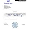 Download Germany Deutsche Bank Reference Letter Templates | Editable Word