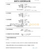 Authentic Ghana Birth Certificate Template | Customize and Download Online
