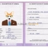 Ghana dog Fake PSD Passport | Instant Download