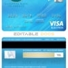 Fillable Greece National bank visa electron card Templates | Layer-Based PSD