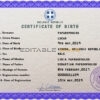 Authentic Greece Birth Certificate Template | Customize and Download Online
