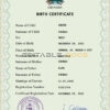 Authentic Grenada Birth Certificate Template | Customize and Download Online