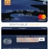 Fillable Guinea Fibank bank mastercard Templates | Layer-Based PSD
