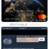 Fillable Hong Kong Scotiabank mastercard Templates | Layer-Based PSD