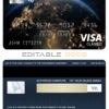 Fillable Hong Kong Scotiabank visa classic card Templates | Layer-Based PSD