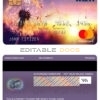 Fillable Hungary K&H bank mastercard Templates | Layer-Based PSD
