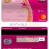 Fillable Hungary MKB bank mastercard Templates | Layer-Based PSD