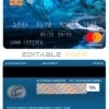 Fillable Iceland Arion bank mastercard Templates | Layer-Based PSD