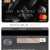 Fillable Iceland Kaupthing bank mastercard Templates | Layer-Based PSD