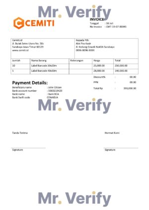 India Editable Docs 15 High-Quality India Cemiti sports electronic community Invoice Template PDF | Fully Editable