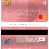 Fillable India Finacle bank mastercard Templates | Layer-Based PSD