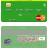 Editable India Punjab and Sind Bank mastercard Templates in PSD Format