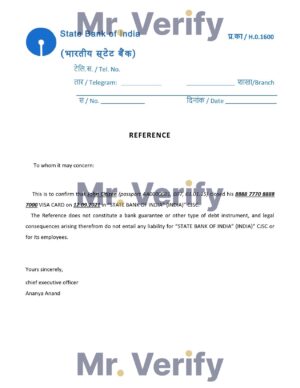 India Editable Docs 12 Download India State Bank of India Bank Reference Letter Templates | Editable Word