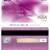 Fillable Ireland AIB bank visa classic card Templates | Layer-Based PSD