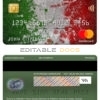Fillable Italy Cassa Depositi e Prestiti bank mastercard Templates | Layer-Based PSD