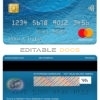Fillable Italy Citibank mastercard Templates | Layer-Based PSD