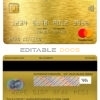 Fillable Jamaica Mortgage bank mastercard gold Templates | Layer-Based PSD