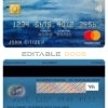 Fillable Japan Mizuho bank mastercard Templates | Layer-Based PSD