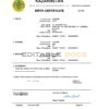 Authentic Kazakhstan Birth Certificate Template | Customize and Download Online