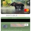 Editable Kenya Co-operative bank of Kenya mastercard Templates in PSD Format