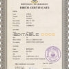 Authentic Kiribati Birth Certificate Template | Customize and Download Online
